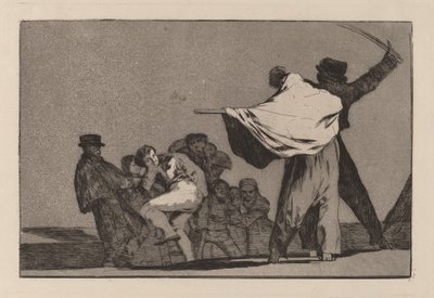 Disparat conocido (välkänd dårskap) av Francisco de Goya