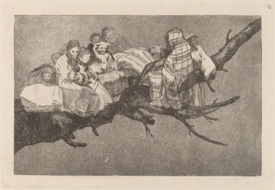 Disparate ridiculo (löjlig dårskap) av Francisco de Goya