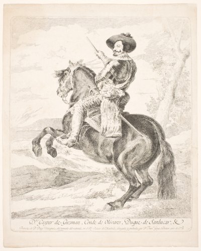Don Gaspar de Guzman, greve av Olivares av Francisco de Goya