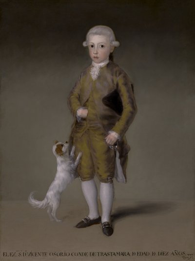 Don Vicente Isabel Osorio de Moscoso y Álvarez de Toledo, greve av Trastámara, ca 1787-88 av Francisco de Goya