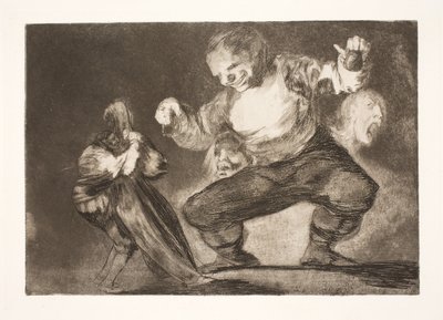 Dåre (Efter lasten kommer utugten) av Francisco de Goya