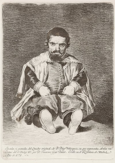 En dvärg (Un Enano). 1778 av Francisco de Goya