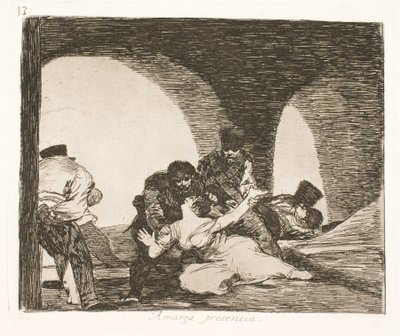 En fruktansvärd död (13) av Francisco de Goya