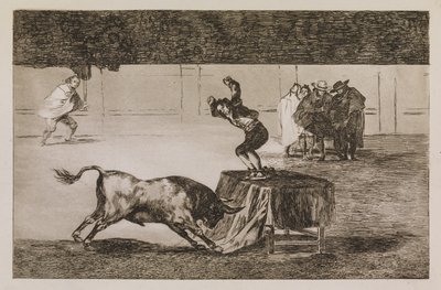 Ännu en galen handling på samma arena av Francisco de Goya