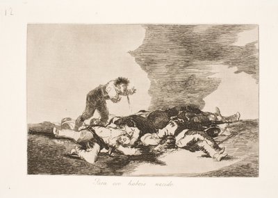 Är vi födda för detta (12) av Francisco de Goya