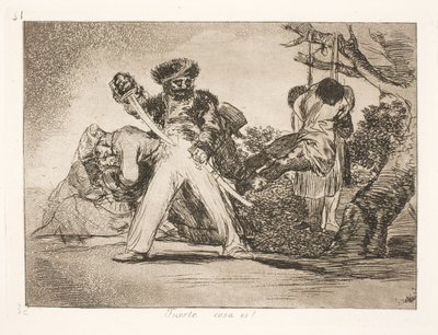 En bouppteckning (31) av Francisco de Goya