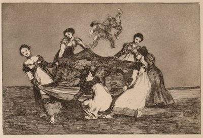 ”Feminine Folly” (Disparate femenino), ur serien ”Los Disparates” av Francisco de Goya