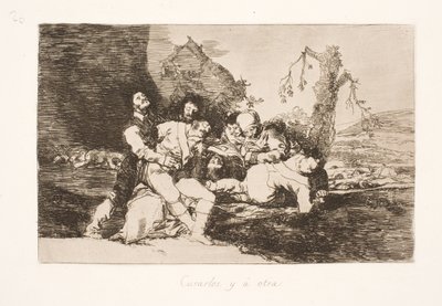 Ansluter honom och sedan till nästa (20) av Francisco de Goya