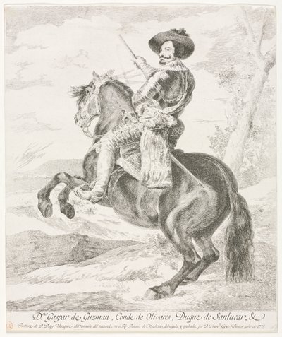 Gaspar de Guzman av Francisco de Goya