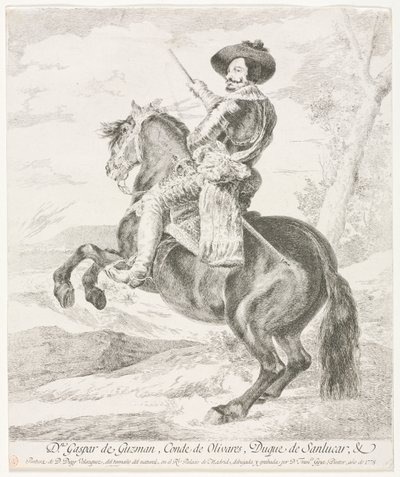 Gaspar de Guzmán, 1778. av Francisco de Goya