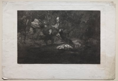 Gud skapar dem och de går samman av Francisco de Goya