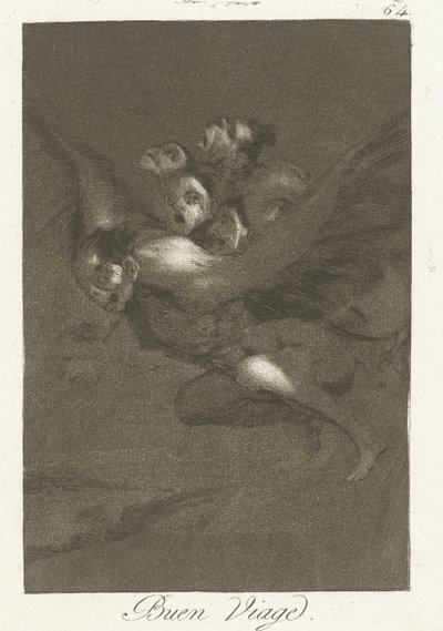 goda kungar Bra resa (titel på objekt) Los Caprichos (serietitel) av Francisco de Goya