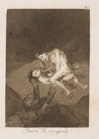 Vem hade trott det! av Francisco de Goya