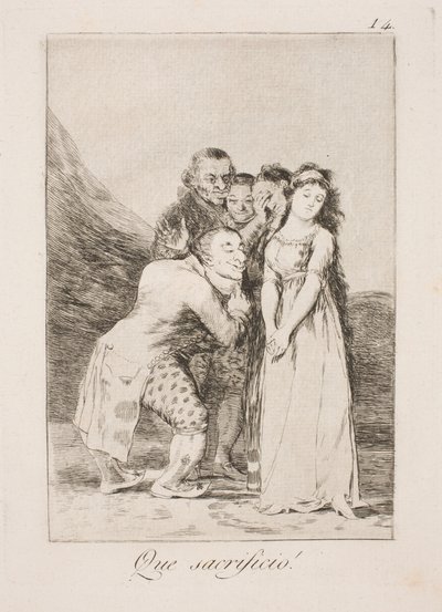 Vilken uppoffring av Francisco de Goya