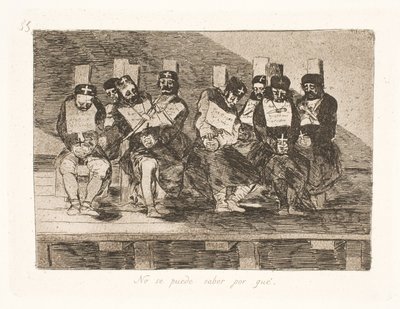 Ingen vet varför (35) av Francisco de Goya