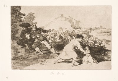 jag såg det av Francisco de Goya