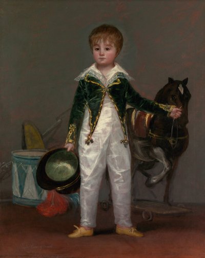 José Costa y Bonells (död 1870), kallad Pepito, ca 1810 av Francisco de Goya