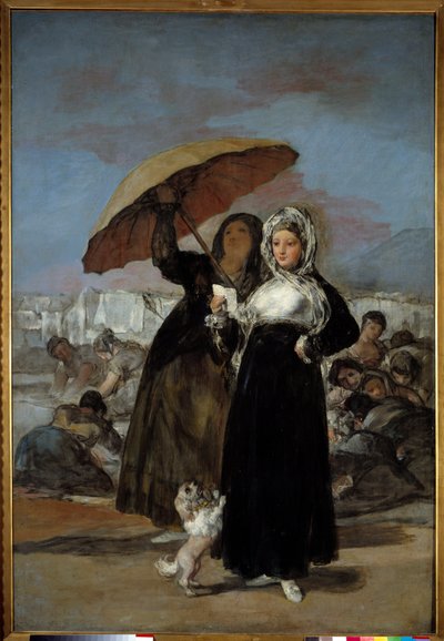 Brevet eller den unga målningen av Francisco de Goya (1746-1828) 1814 Sön. 1,81x1,25 m Lille, Museum of Fine Arts av Francisco de Goya