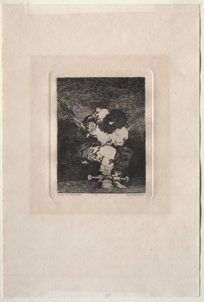 Lilla fången, 1867. av Francisco de Goya