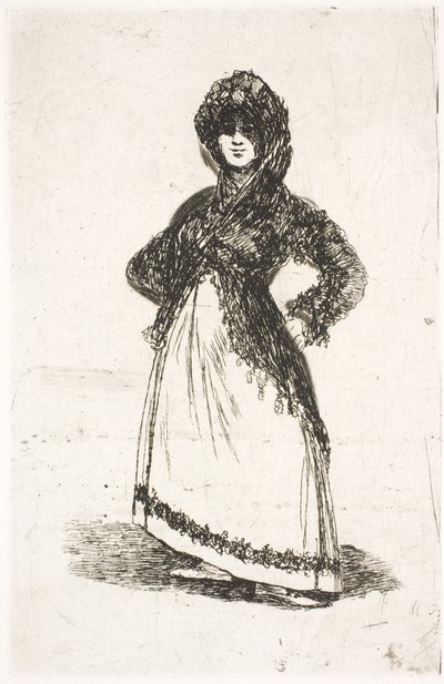 Maja, står av Francisco de Goya