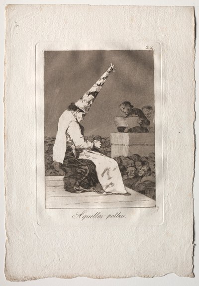 Åttio Caprices: Dessa Polbos, 1793-1798. av Francisco de Goya