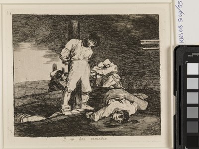 Och det finns inget mer att göra (15) av Francisco de Goya