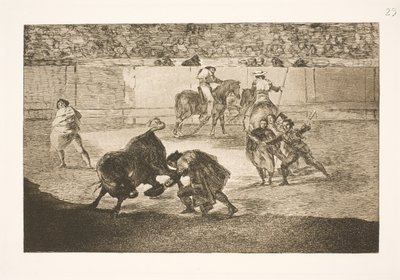 Pepe Illo gör en "recorte" av Francisco de Goya