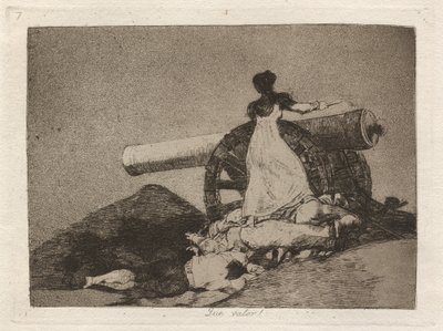 Que valor! (Vilket mod!) av Francisco de Goya
