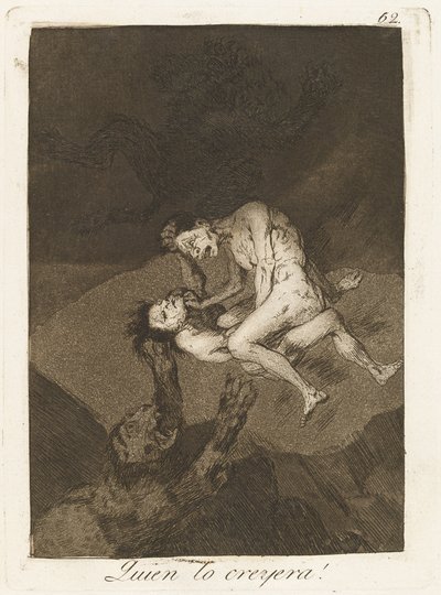 Quien lo creyera! (Vem skulle ha trott det!) av Francisco de Goya
