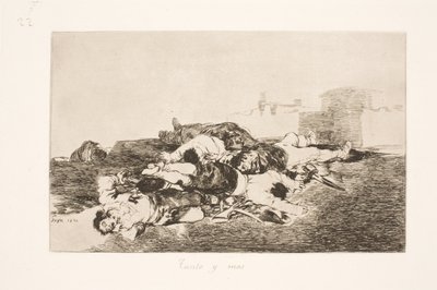 Så många - och fler (22) av Francisco de Goya