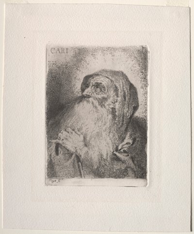 Sankt Franciskus av Paula (Caritas) av Francisco de Goya
