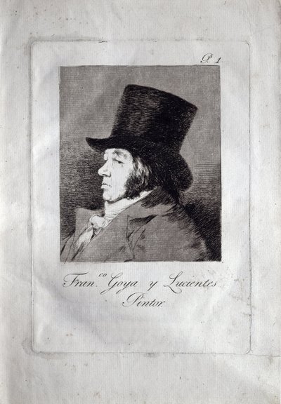 Självporträtt, 1799 av Francisco de Goya