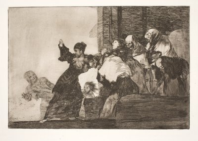 Measly Folly (två huvuden är bättre än ett) av Francisco de Goya