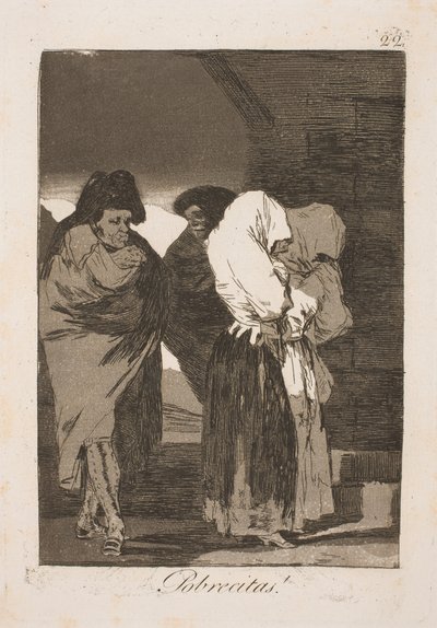 Stackars tjejer av Francisco de Goya