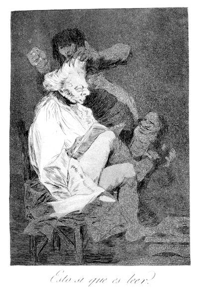 Det är verkligen att kunna läsa, 1799 av Francisco de Goya