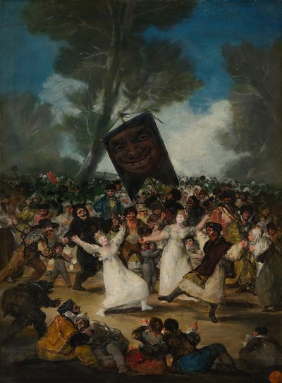 Sardinens begravning. av Francisco de Goya