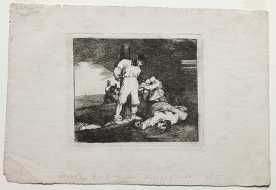 Krigets katastrofer: Och det finns ingen hjälp för det av Francisco de Goya