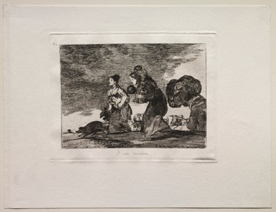 Krigets fasor: Och detta också. av Francisco de Goya