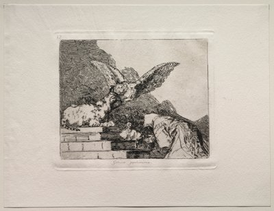 Krigets fasor: Feline Pantomime. av Francisco de Goya