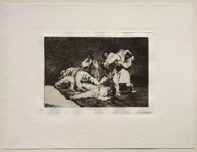Krigets fasor: det kommer att bli samma. av Francisco de Goya
