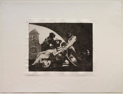 Krigets fasor: inte heller dessa. av Francisco de Goya