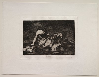 Krigets fasor: inte heller dessa. av Francisco de Goya
