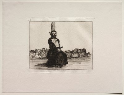 Krigets fasor: På grund av en kniv av Francisco de Goya