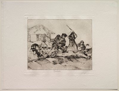 Krigets fasor: Rabble av Francisco de Goya