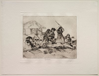 Krigets fasor: Rabble. av Francisco de Goya