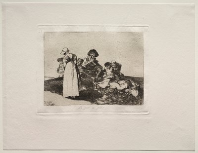 The Horrors of War: The Worst is to Beg. av Francisco de Goya