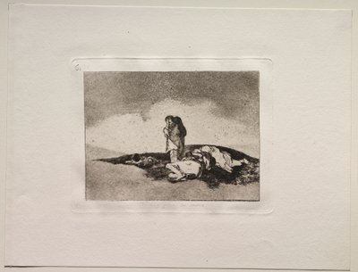 Krigets fasor: Det finns ingen som kan hjälpa dem. av Francisco de Goya