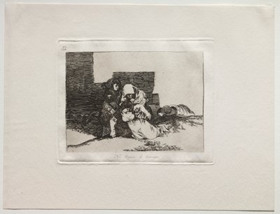 Krigets fasor: de kommer inte fram i tid av Francisco de Goya