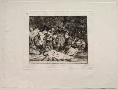 Krigets fasor: sanningen har dött av Francisco de Goya
