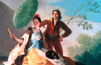 Parasollet, 1777 av Francisco de Goya